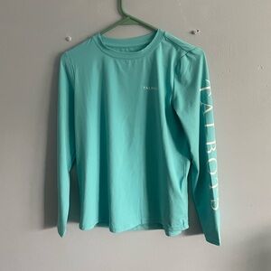 Talbots Aqua Long Sleeve Top